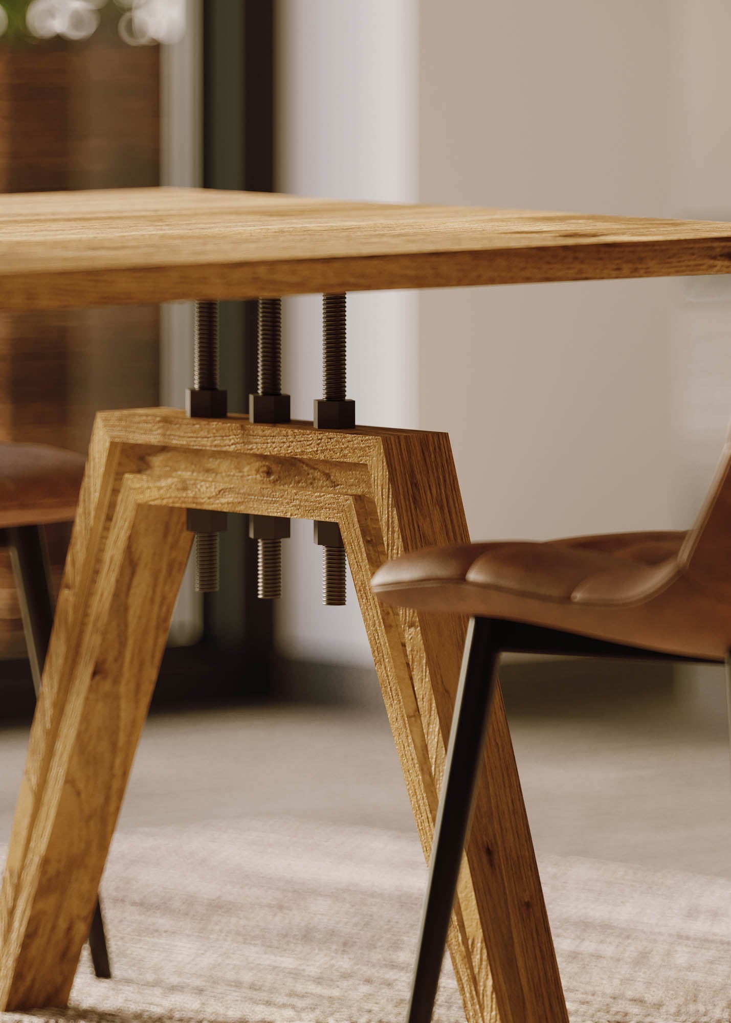 Landmark Dining Table 84" - comfortable dining experience | Image 17 | InSTYLE Home & Rugs