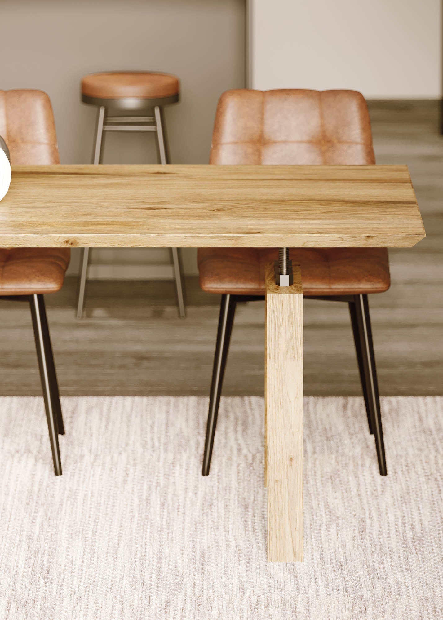 Landmark Dining Table 84" - comfortable dining experience | Image 19 | InSTYLE Home & Rugs