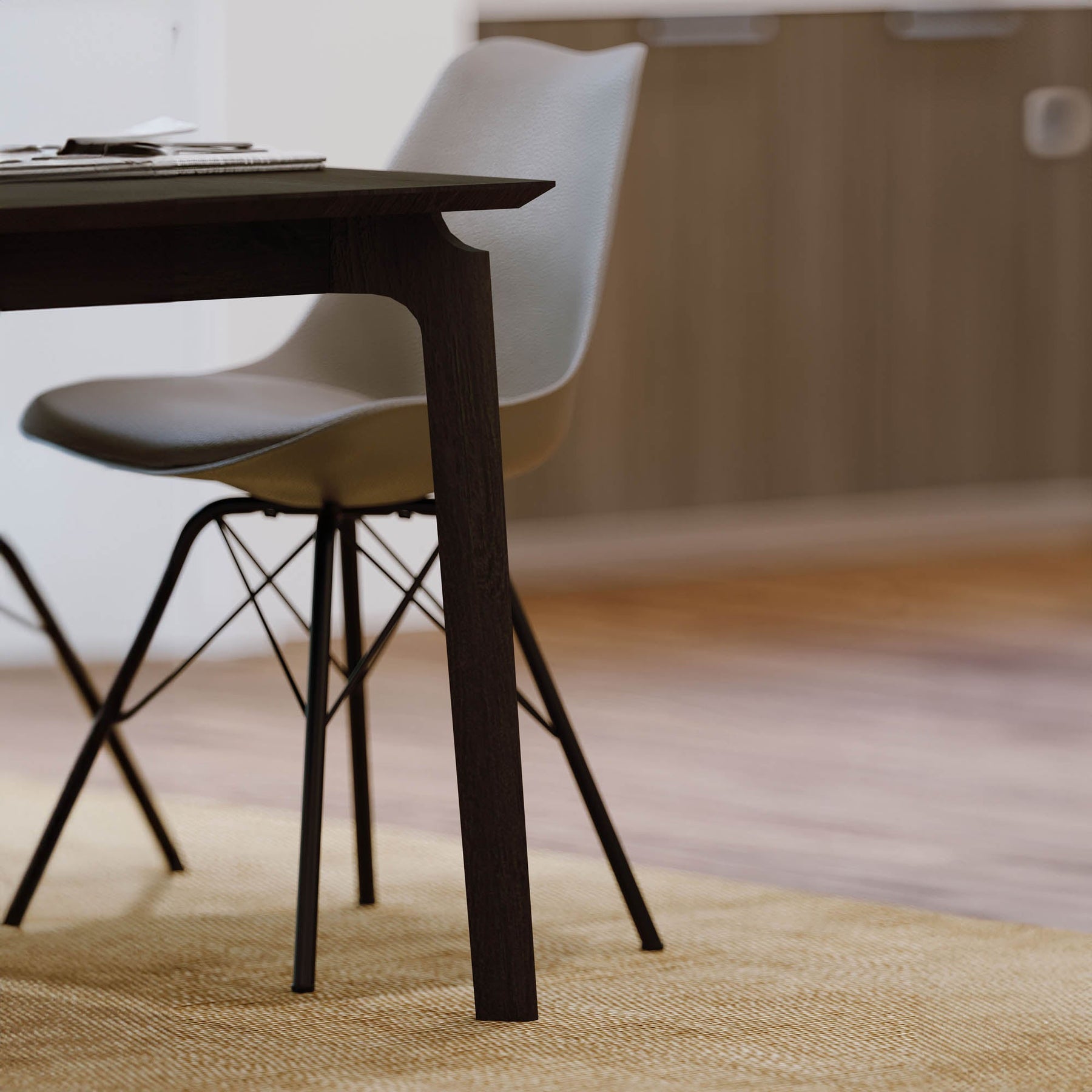 Kenzo Dining Table 71” - elegant seating for dining areas | Image 8 | InSTYLE Home & Rugs