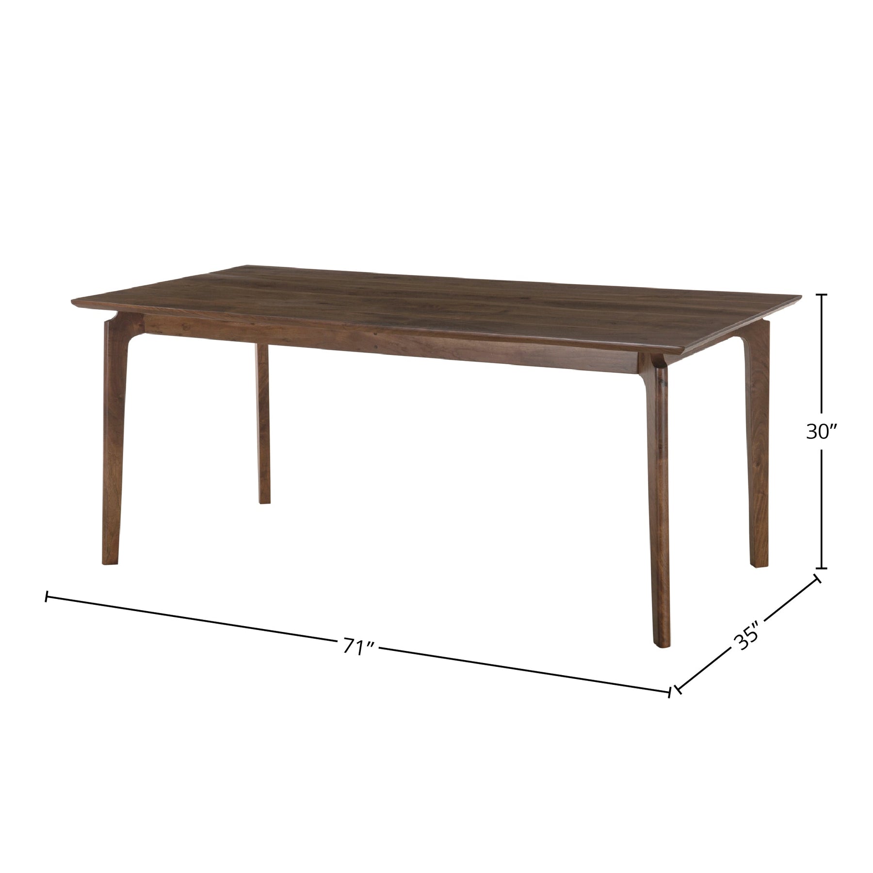 Kenzo Dining Table 71” - elegant seating for dining areas | Image 5 | InSTYLE Home & Rugs