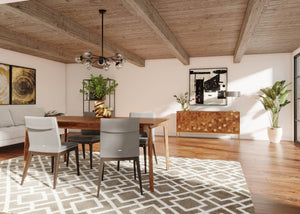 Kenzo Dining Table 71” - elegant seating for dining areas | Image 3 | InSTYLE Home & Rugs