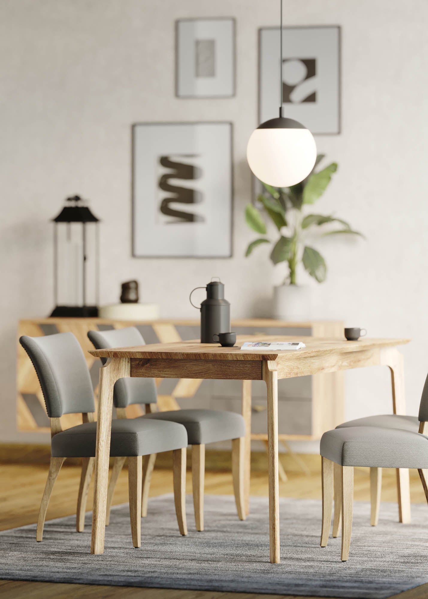 Kenzo Dining Table Large 84” – Natural - stylish chairs for any table | Image 13 | InSTYLE Home & Rugs