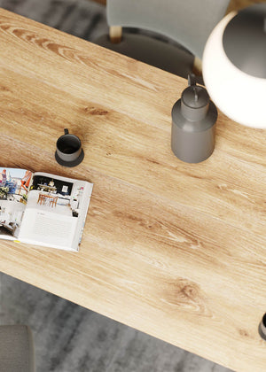 Kenzo Dining Table Small 60” – Natural - elegant seating for dining areas | Image 21 | InSTYLE Home & Rugs