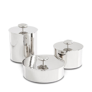 Keva texture box (set of 3) XC-3565NI SILVER - wide range of home decor items to enhance your living space | Image 2 | InSTYLE Home & Rugs