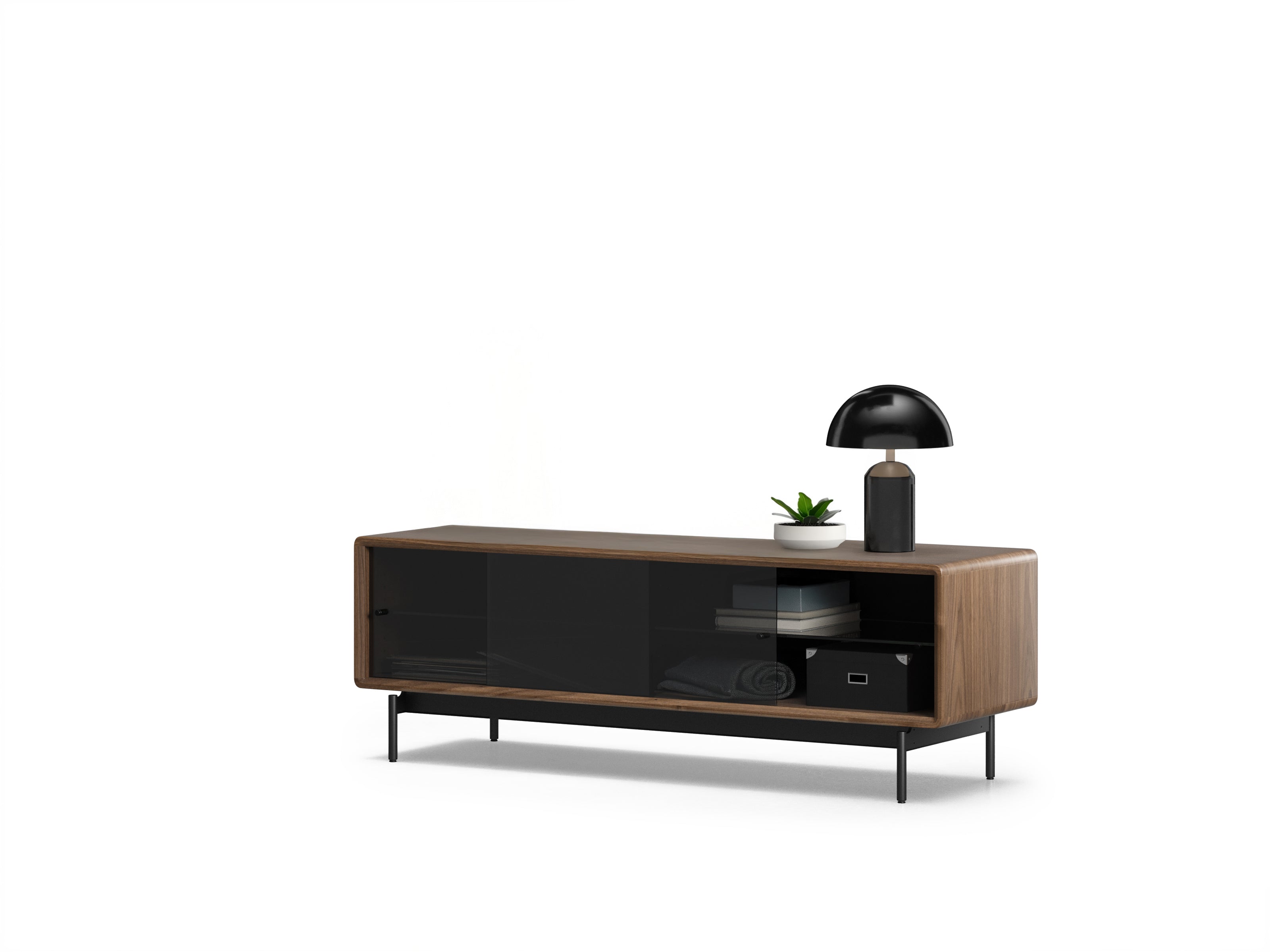 LINQ Media+Storage Low Console 7583 - elegant console table for modern living room decor | Image 4 | InSTYLE Home & Rugs