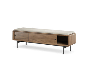 BDI LINQ Bedroom 9101 Storage Bench | Fabric Cushion - stylish bench for any space | Image 17 | InSTYLE Home & Rugs