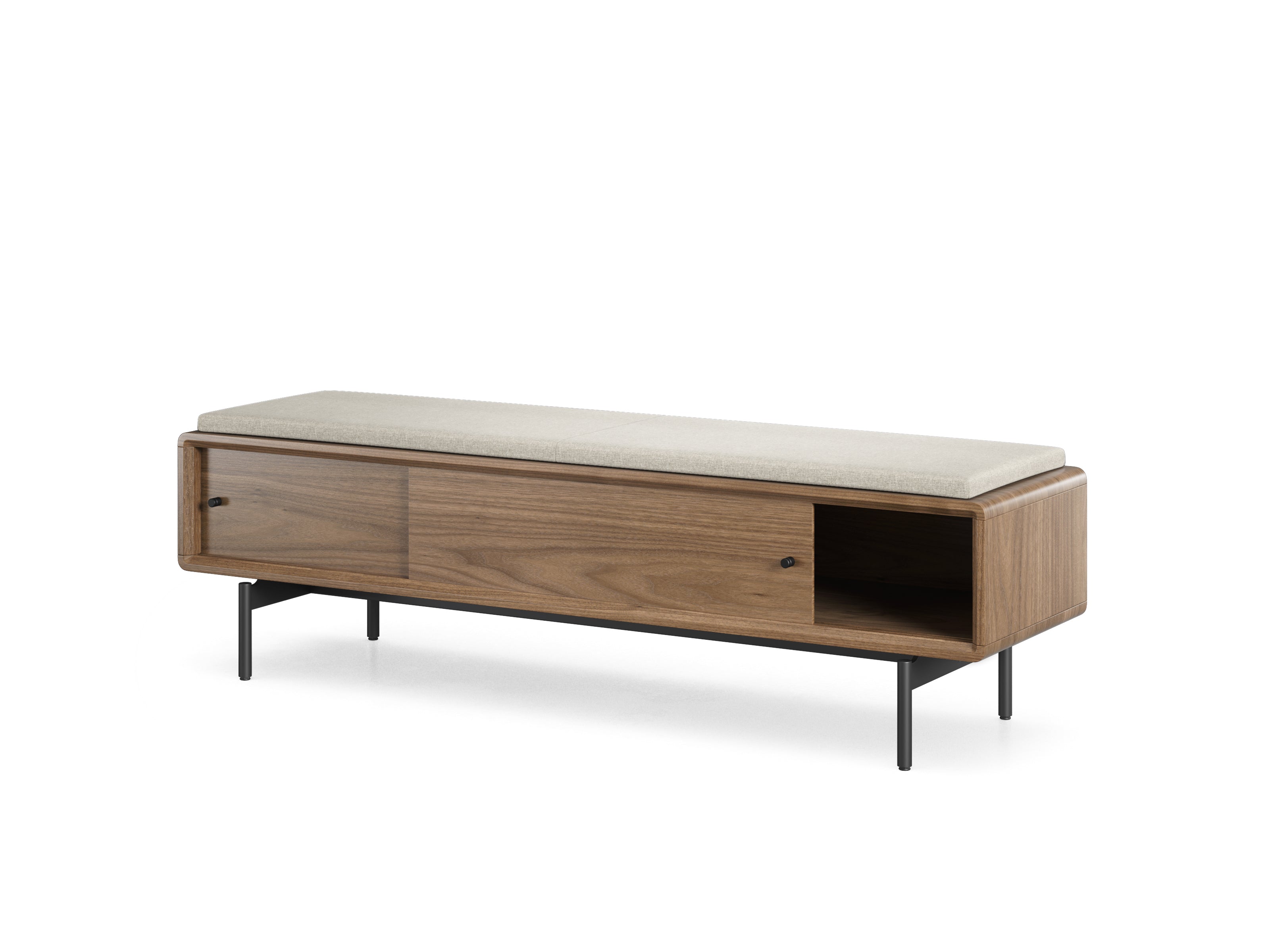 BDI LINQ Bedroom 9101 Storage Bench | Fabric Cushion - stylish bench for any space | Image 17 | InSTYLE Home & Rugs