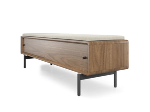 BDI LINQ Bedroom 9101 Storage Bench | Fabric Cushion - stylish bench for any space | Image 18 | InSTYLE Home & Rugs