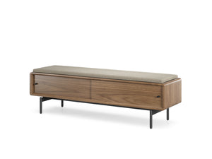 BDI LINQ Bedroom 9101 Storage Bench | Fabric Cushion - stylish bench for any space | Image 19 | InSTYLE Home & Rugs