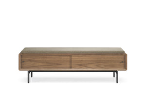 BDI LINQ Bedroom 9101 Storage Bench | Fabric Cushion - stylish bench for any space | Image 20 | InSTYLE Home & Rugs