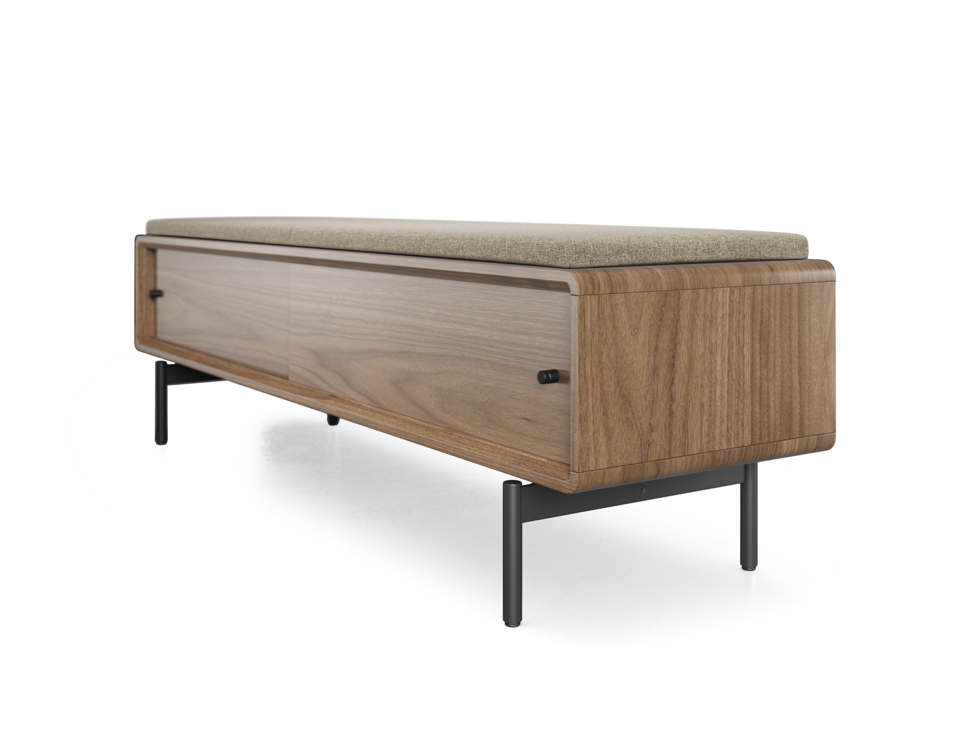 BDI LINQ Bedroom 9101 Storage Bench | Fabric Cushion - stylish bench for any space | Image 24 | InSTYLE Home & Rugs