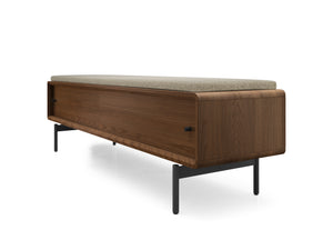 BDI LINQ Bedroom 9101 Storage Bench | Fabric Cushion - stylish bench for any space | Image 12 | InSTYLE Home & Rugs