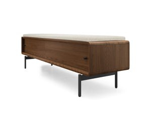BDI LINQ Bedroom 9101 Storage Bench | Fabric Cushion - stylish bench for any space | Image 6 | InSTYLE Home & Rugs
