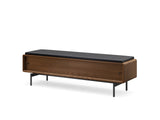 BDI LINQ Bedroom 9102 Storage Bench | Leather Cushion - durable bench with modern style | Image 1 | InSTYLE Home & Rugs