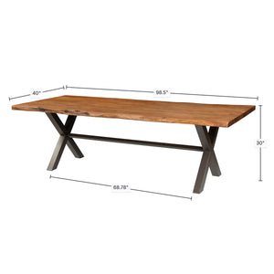 Restore Dining Table 98" - comfortable dining experience | Image 3 | InSTYLE Home & Rugs