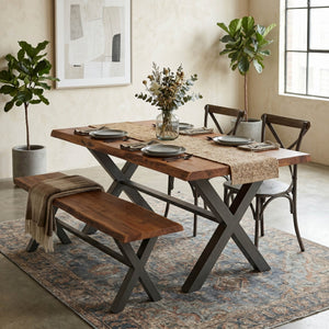 Restore Dining Table 70" BOGO Set - comfortable dining experience | Image 2 | InSTYLE Home & Rugs