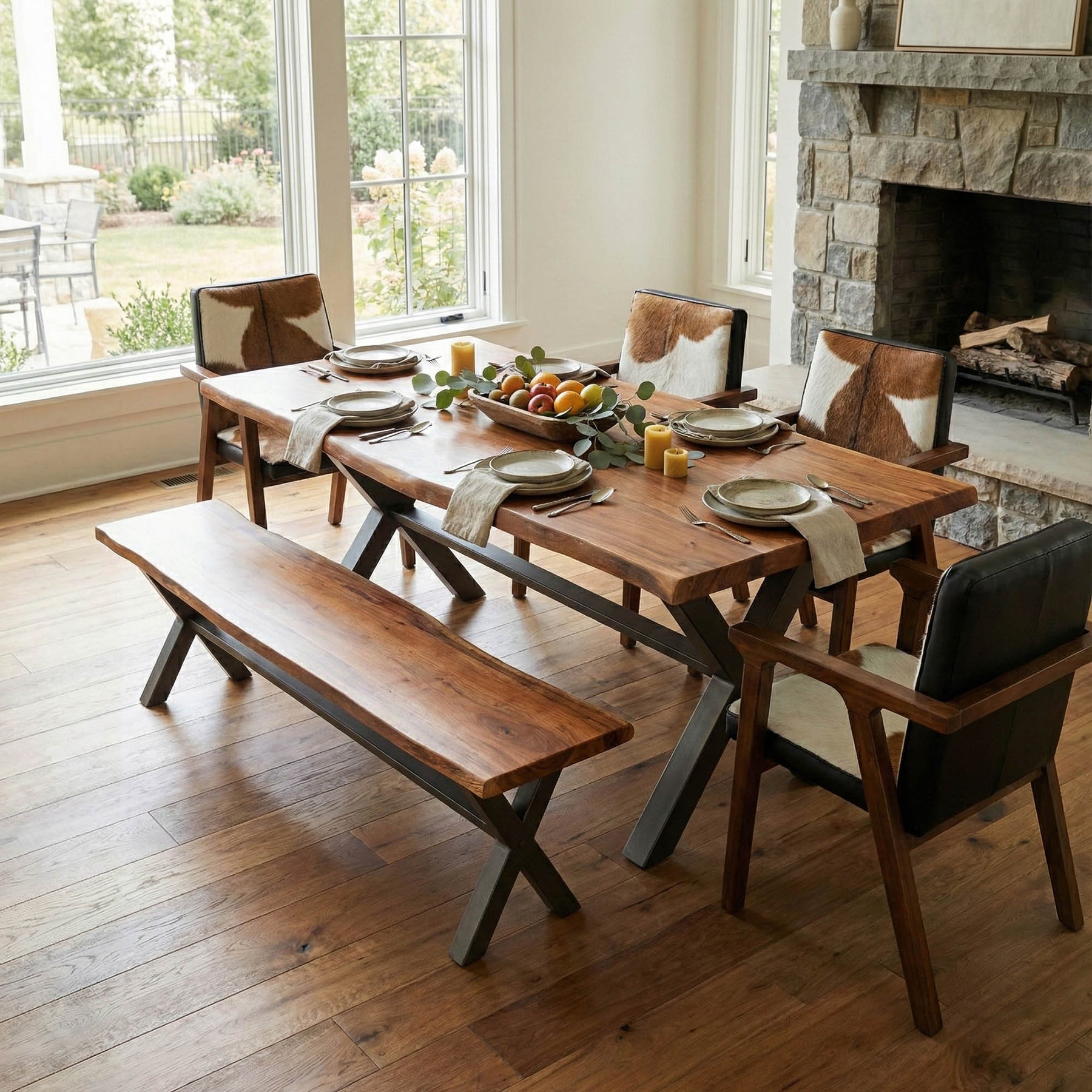 Restore Dining Table 70" - elegant seating for dining areas | Image 2 | InSTYLE Home & Rugs