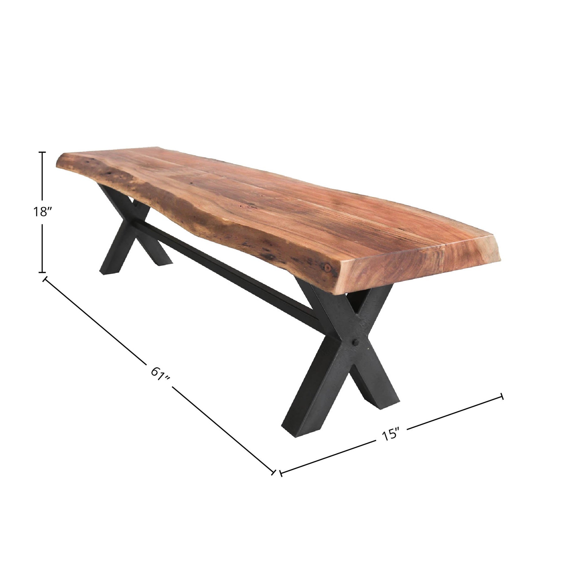 Restore Bench 59" - durable bench with modern style | Image 12 | InSTYLE Home & Rugs