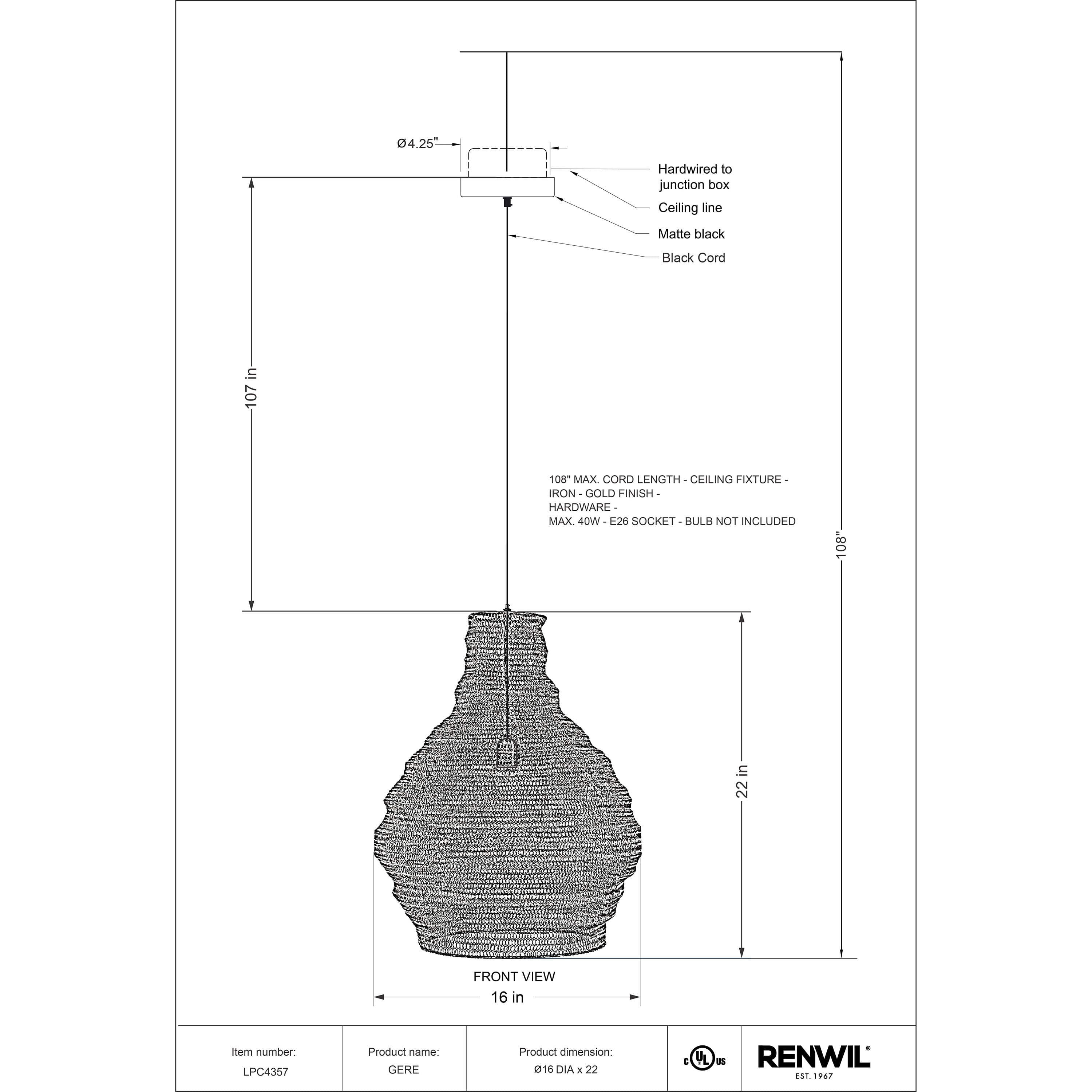 Gere* - wide variety of lighting fixtures for every room | Image 4 | InSTYLE Home & Rugs