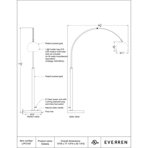 Daleela - from table lamps to chandeliers and floor lamps | Image 5 | InSTYLE Home & Rugs