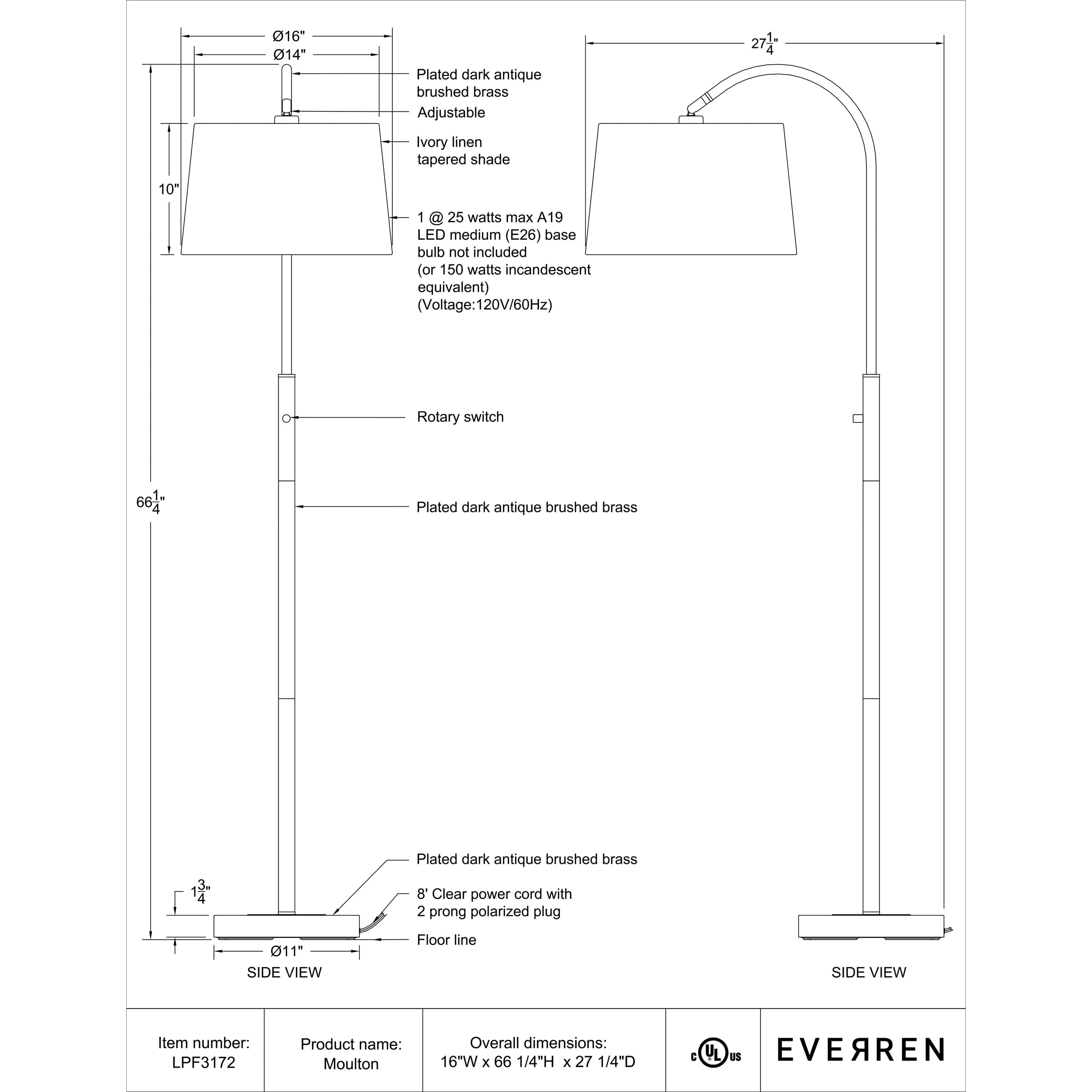 Moulton - from table lamps to chandeliers and floor lamps | Image 5 | InSTYLE Home & Rugs
