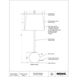 Naomi - from table lamps to chandeliers and floor lamps | Image 5 | InSTYLE Home & Rugs