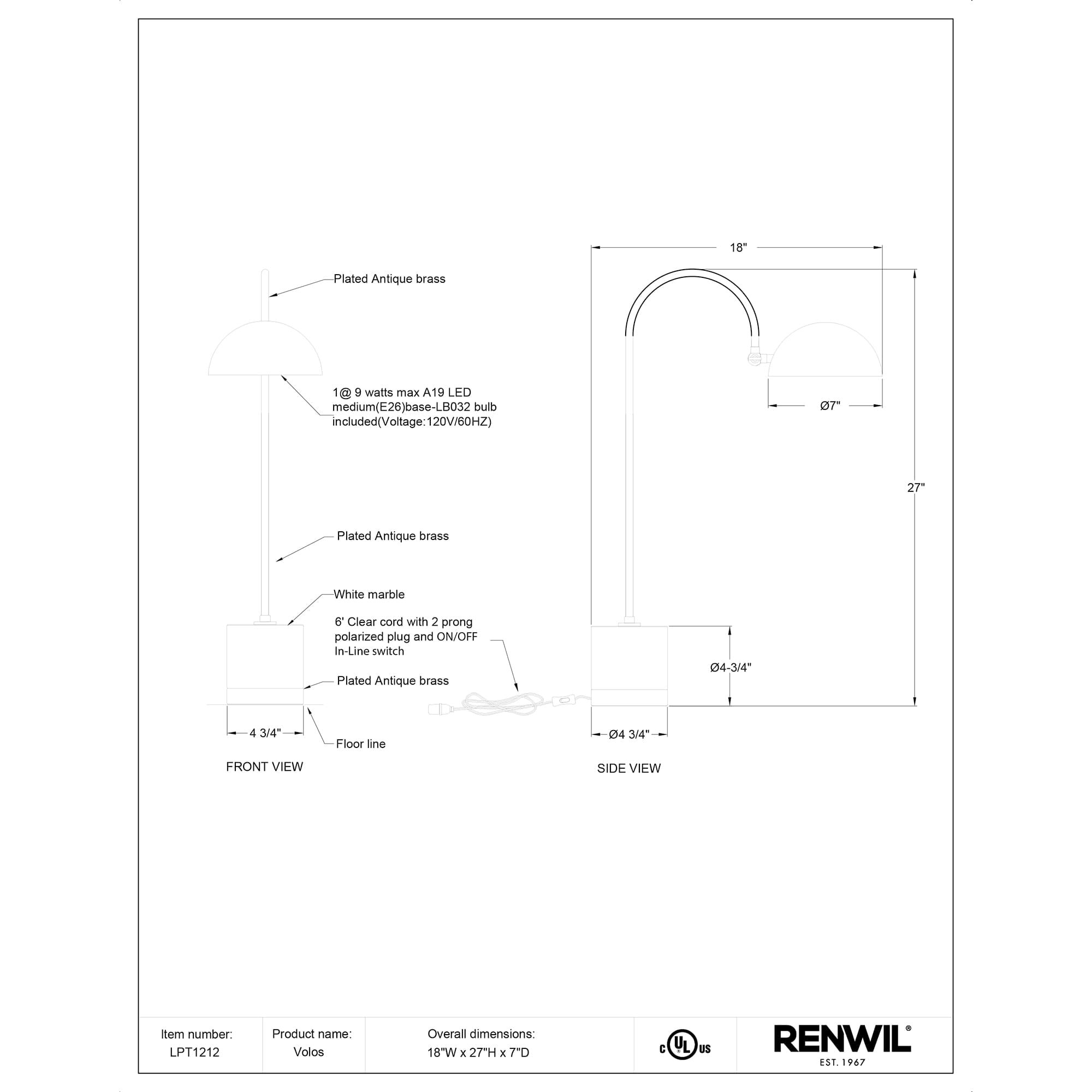 Volos - from table lamps to chandeliers and floor lamps | Image 6 | InSTYLE Home & Rugs