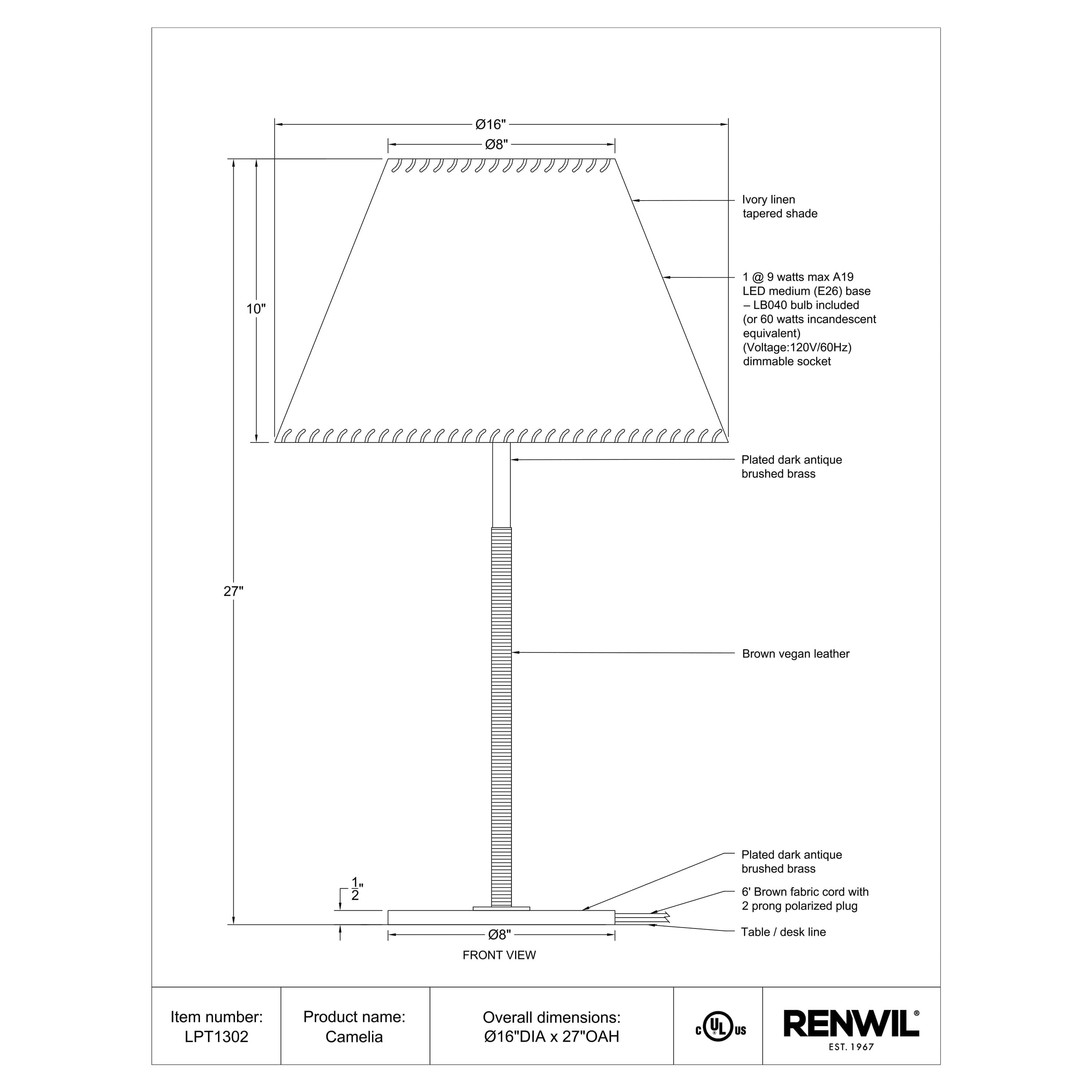 Camelia - from table lamps to chandeliers and floor lamps | Image 4 | InSTYLE Home & Rugs
