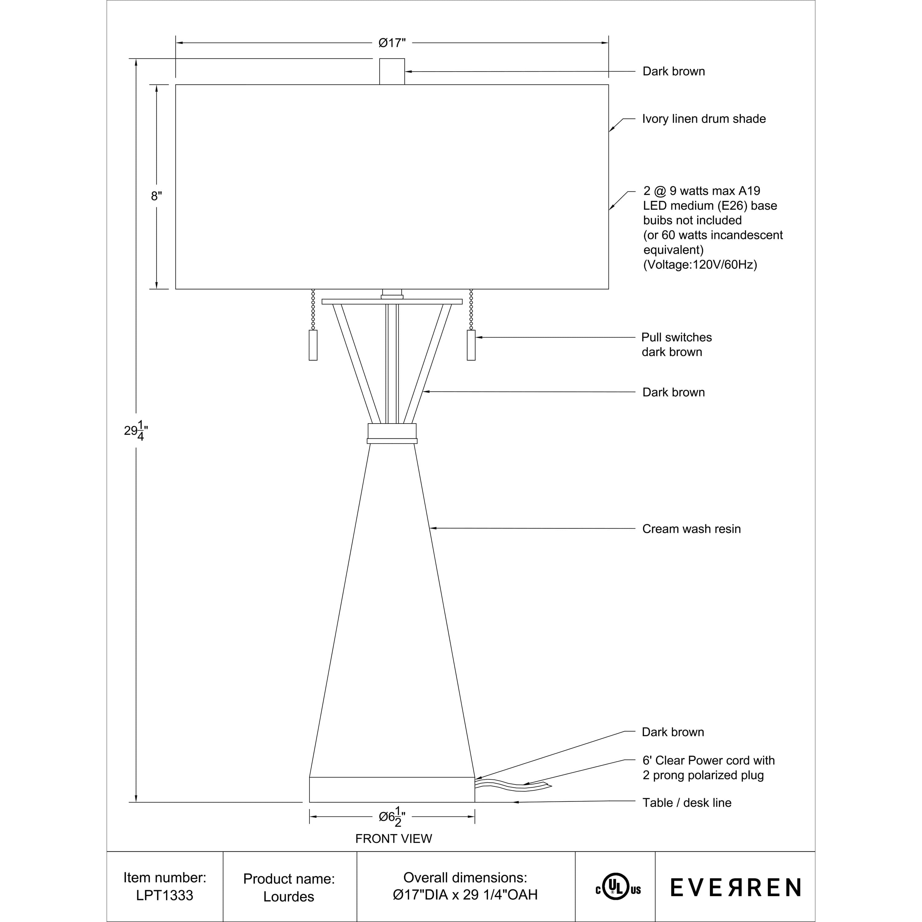 Lourdes - wide variety of lighting fixtures for every room | Image 4 | InSTYLE Home & Rugs