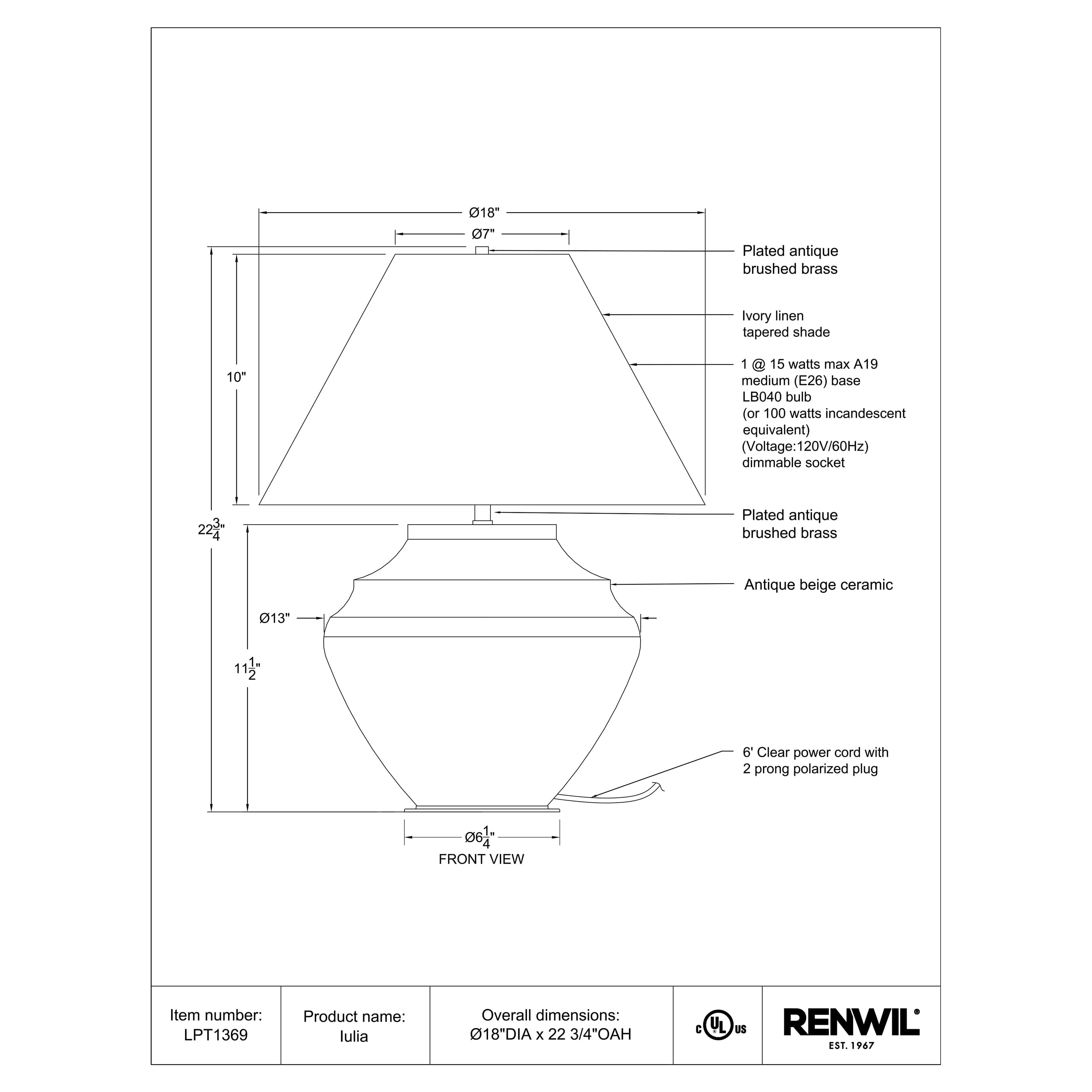 Iulia - from table lamps to chandeliers and floor lamps | Image 4 | InSTYLE Home & Rugs