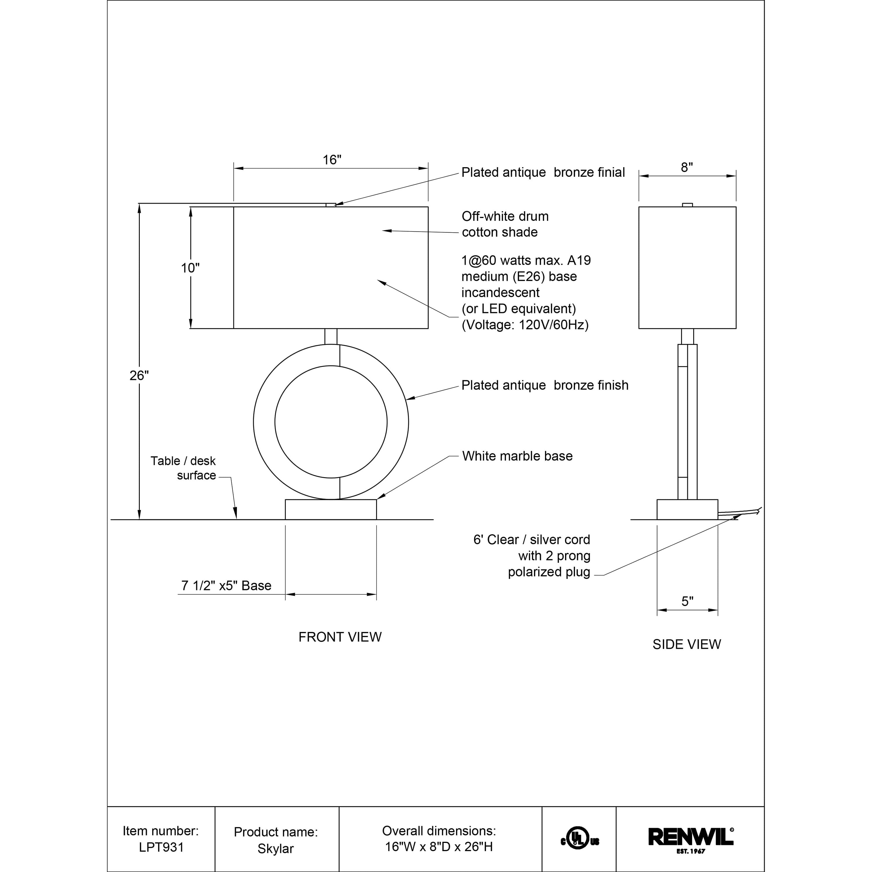Skylar - wide variety of lighting fixtures for every room | Image 5 | InSTYLE Home & Rugs