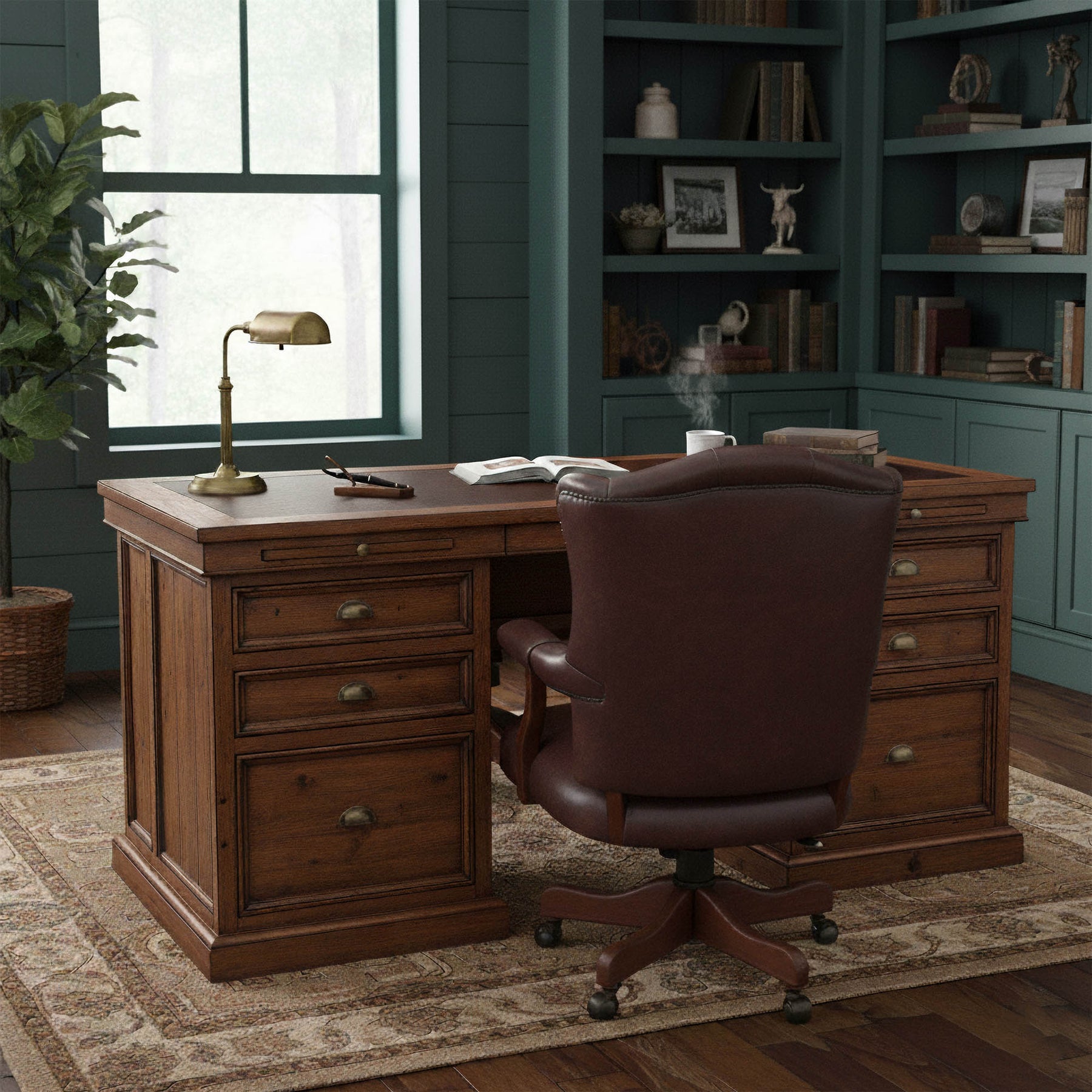 Lifestyle Double Desk - stylish desk for modern spaces | Image 8 | InSTYLE Home & Rugs