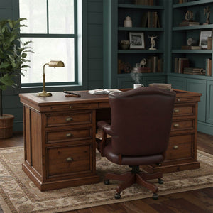 Lifestyle Double Desk - stylish desk for modern spaces | Image 8 | InSTYLE Home & Rugs