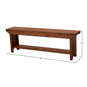 Irish Coast Regular Bench - stylish bench for any space | Image 2 | InSTYLE Home &amp; Rugs
