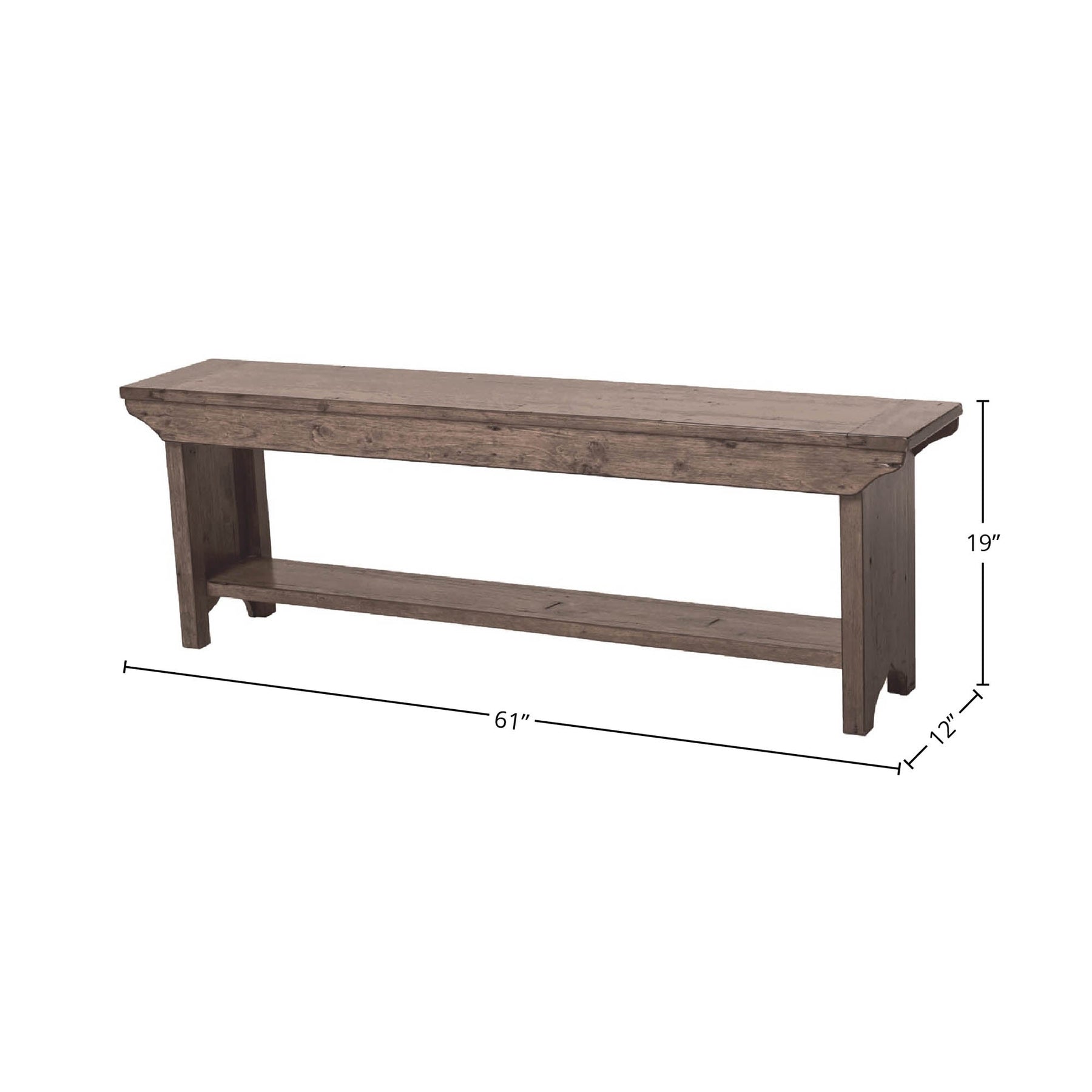 Irish Coast Regular Bench - stylish bench for any space | Image 2 | InSTYLE Home & Rugs