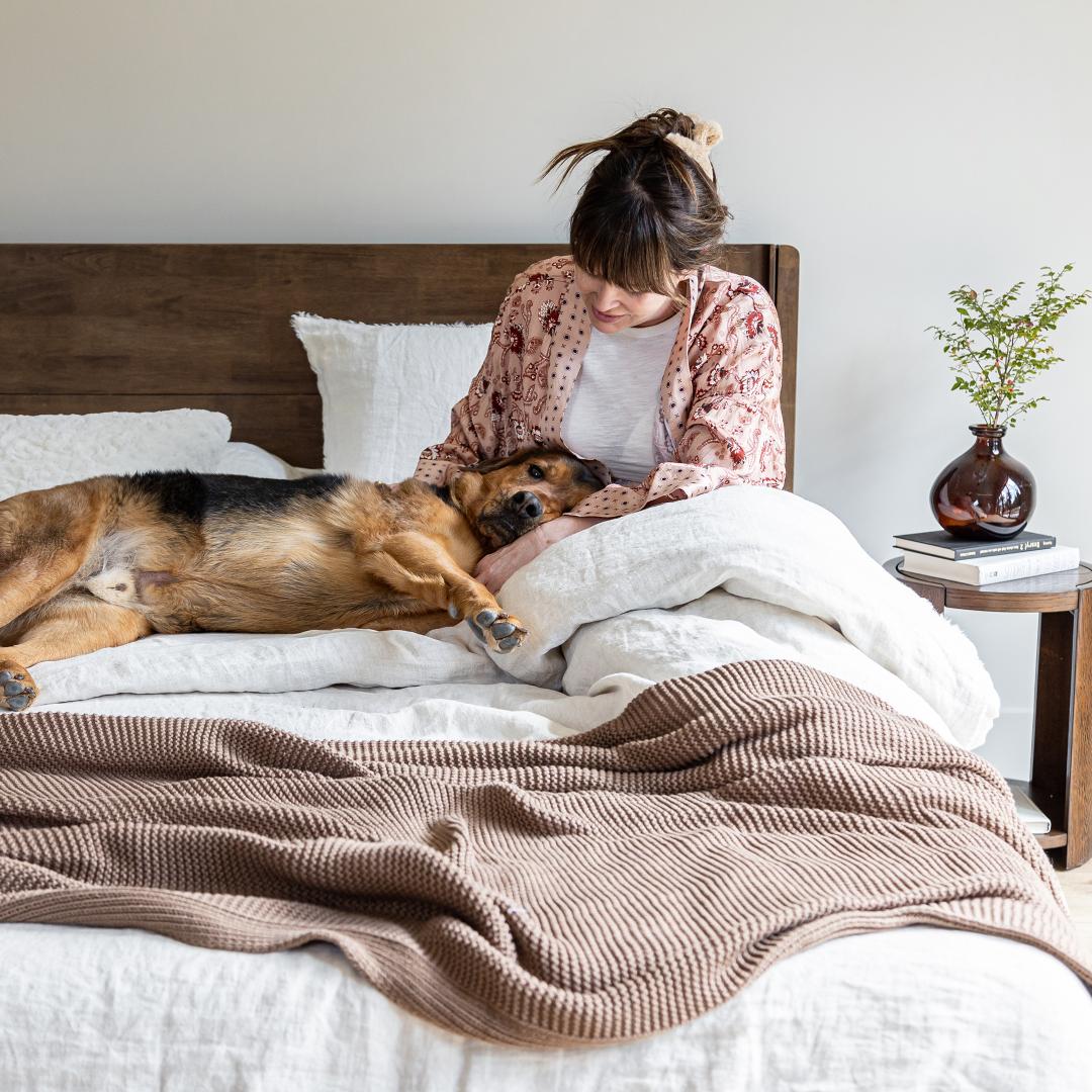 Luna Wood Tool-Free Bed - luxurious bed for modern homes | Image 8 | InSTYLE Home & Rugs