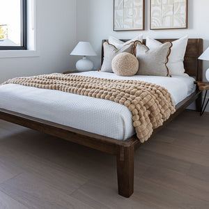 Luna Wood Tool-Free Bed - luxurious bed for modern homes | Image 4 | InSTYLE Home & Rugs