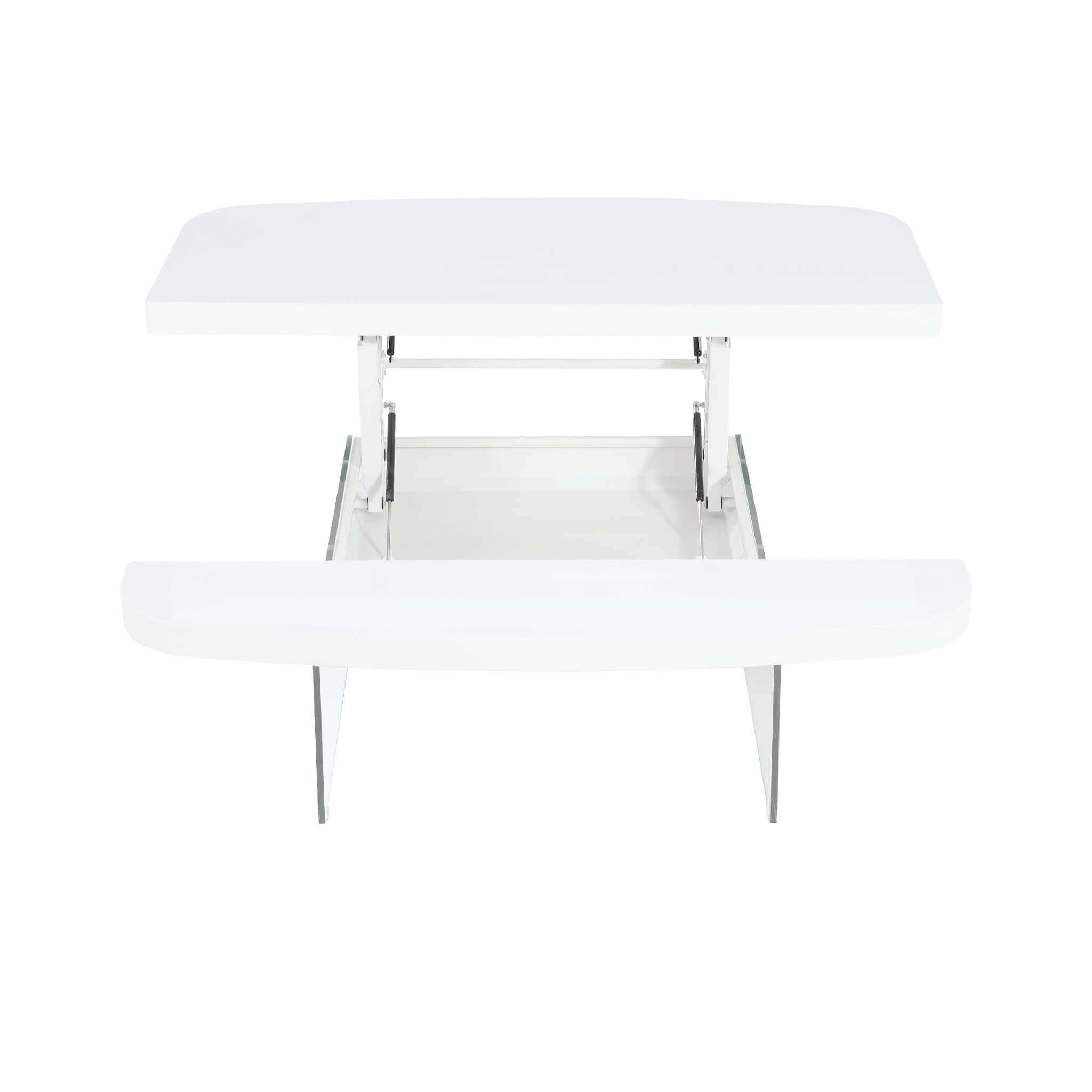 Action Lift-Top Coffee Table — Black Convertible Coffee Table - black lift-top coffee table that converts to a work or dining surface | Image 11 | InSTYLE Home & Rugs