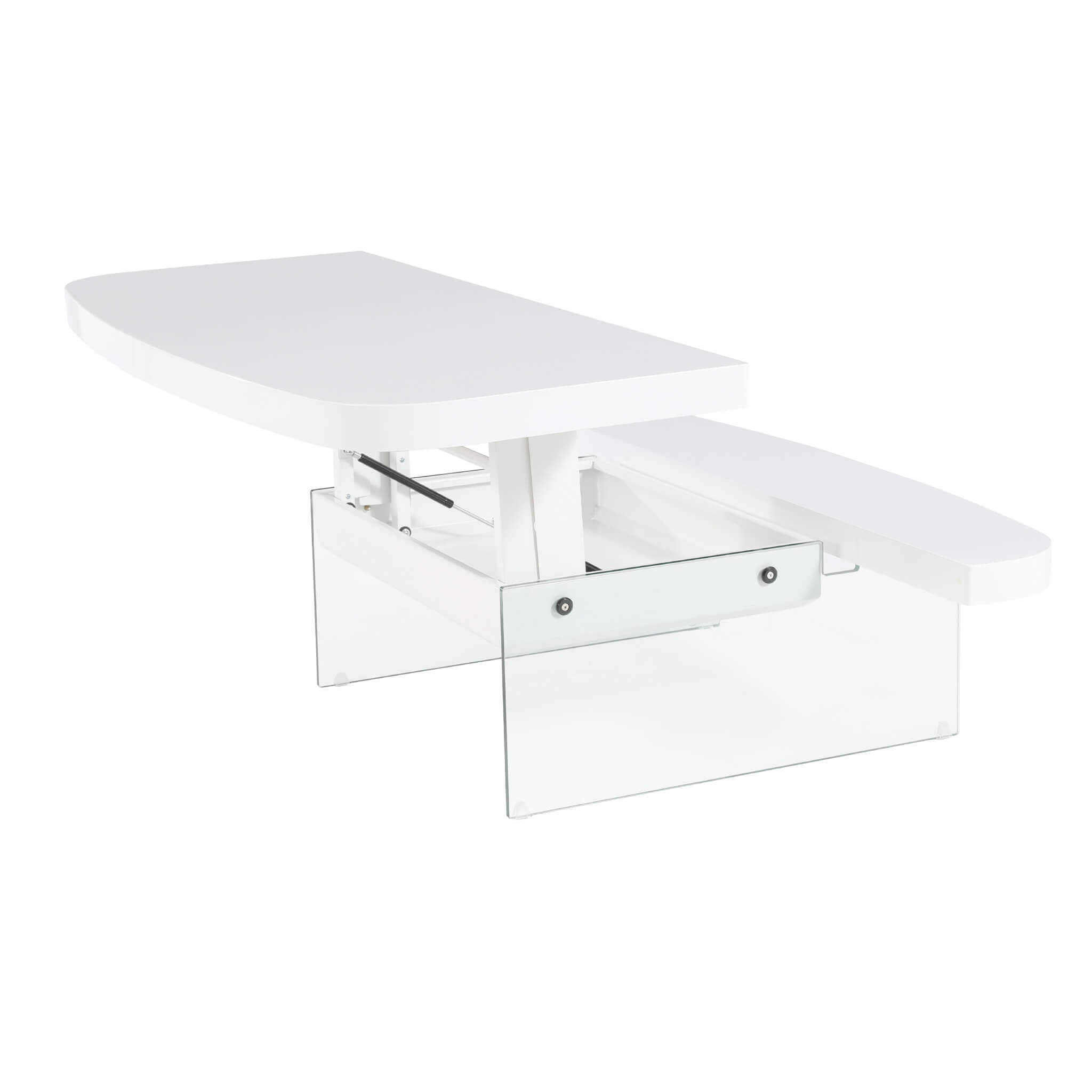 Action Lift-Top Coffee Table — Black Convertible Coffee Table - black lift-top coffee table that converts to a work or dining surface | Image 12 | InSTYLE Home & Rugs