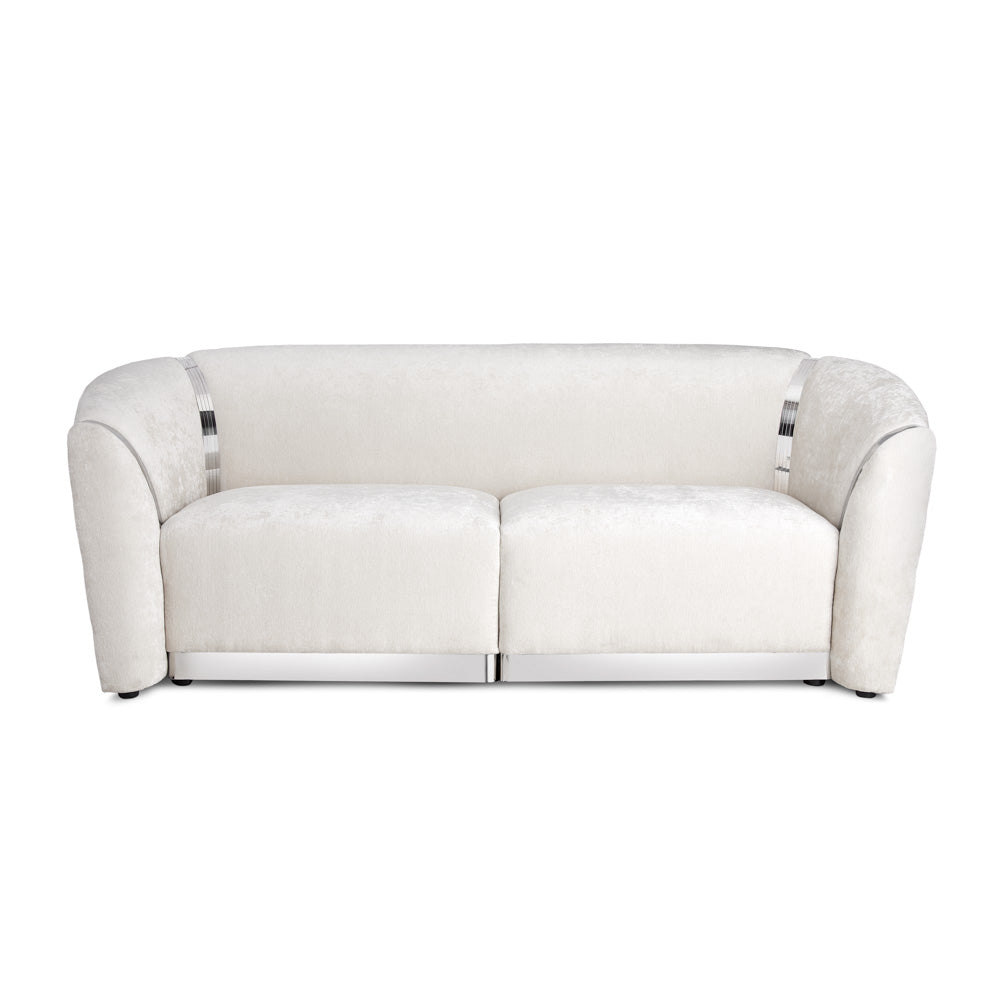 COLUMBIA sofa silver - modern silver sofa | Image 1 | InSTYLE Home & Rugs