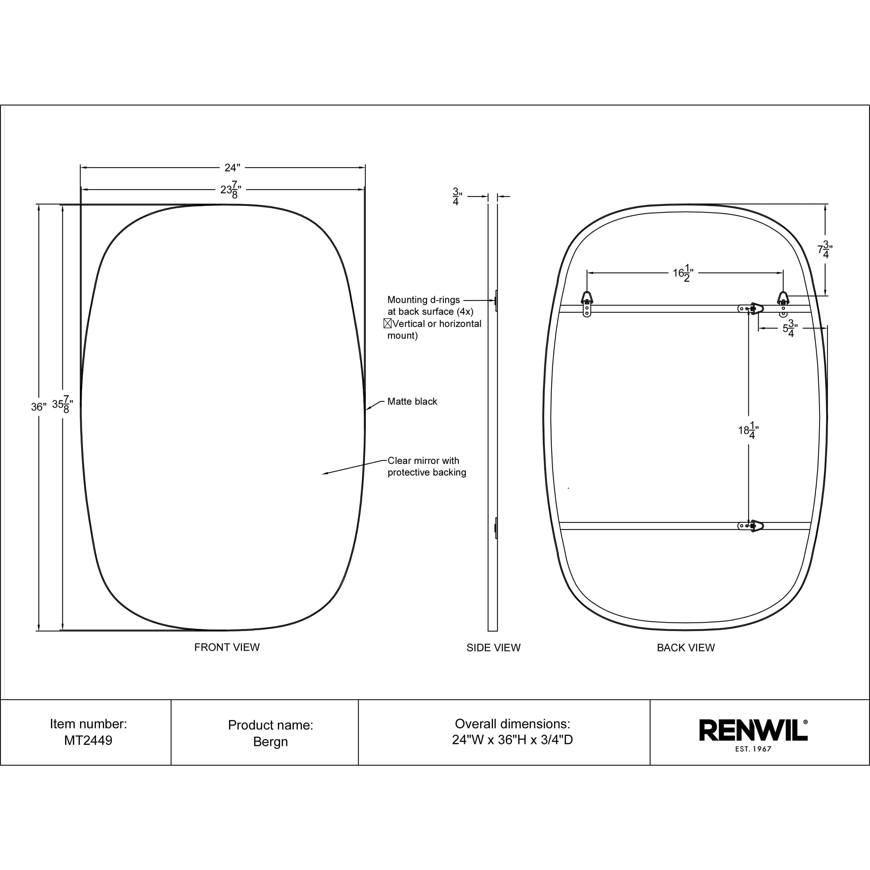 Bergen - available in various shapes, sizes, and frame styles | Image 6 | InSTYLE Home & Rugs