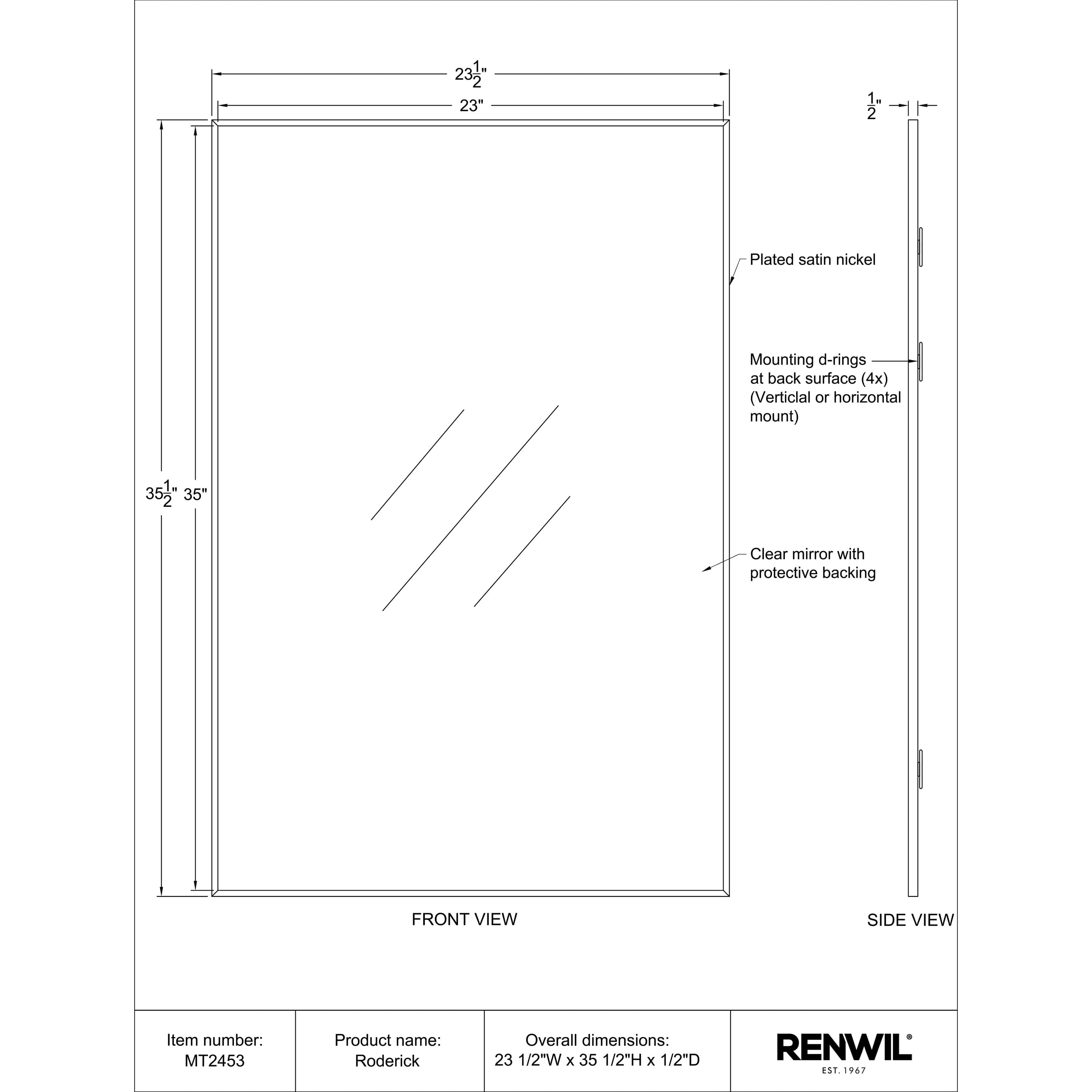Roderick - available in various shapes, sizes, and frame styles | Image 6 | InSTYLE Home & Rugs