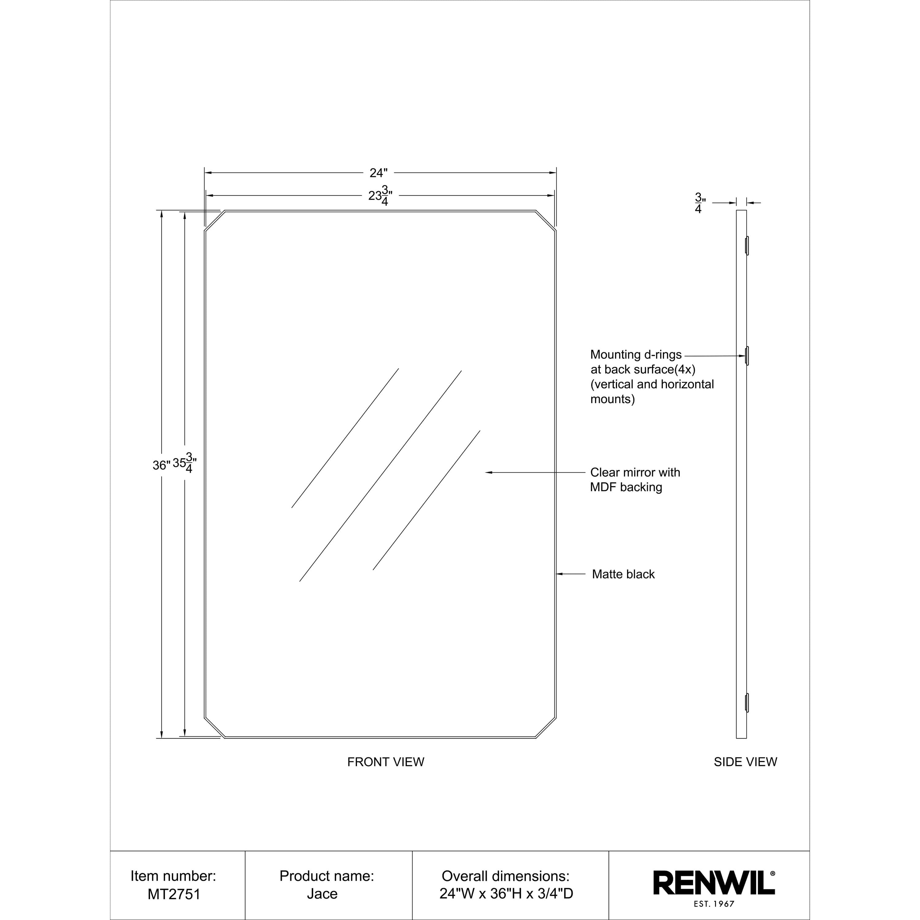 Jace - available in various shapes, sizes, and frame styles | Image 5 | InSTYLE Home & Rugs