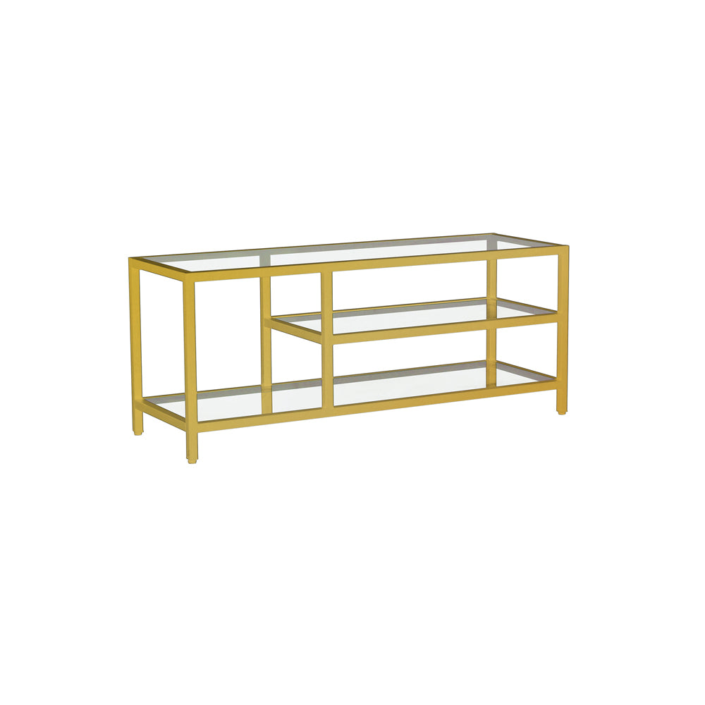 MILEY TV Stand GOLD condo - modern gold tv stand | Image 1 | InSTYLE Home & Rugs