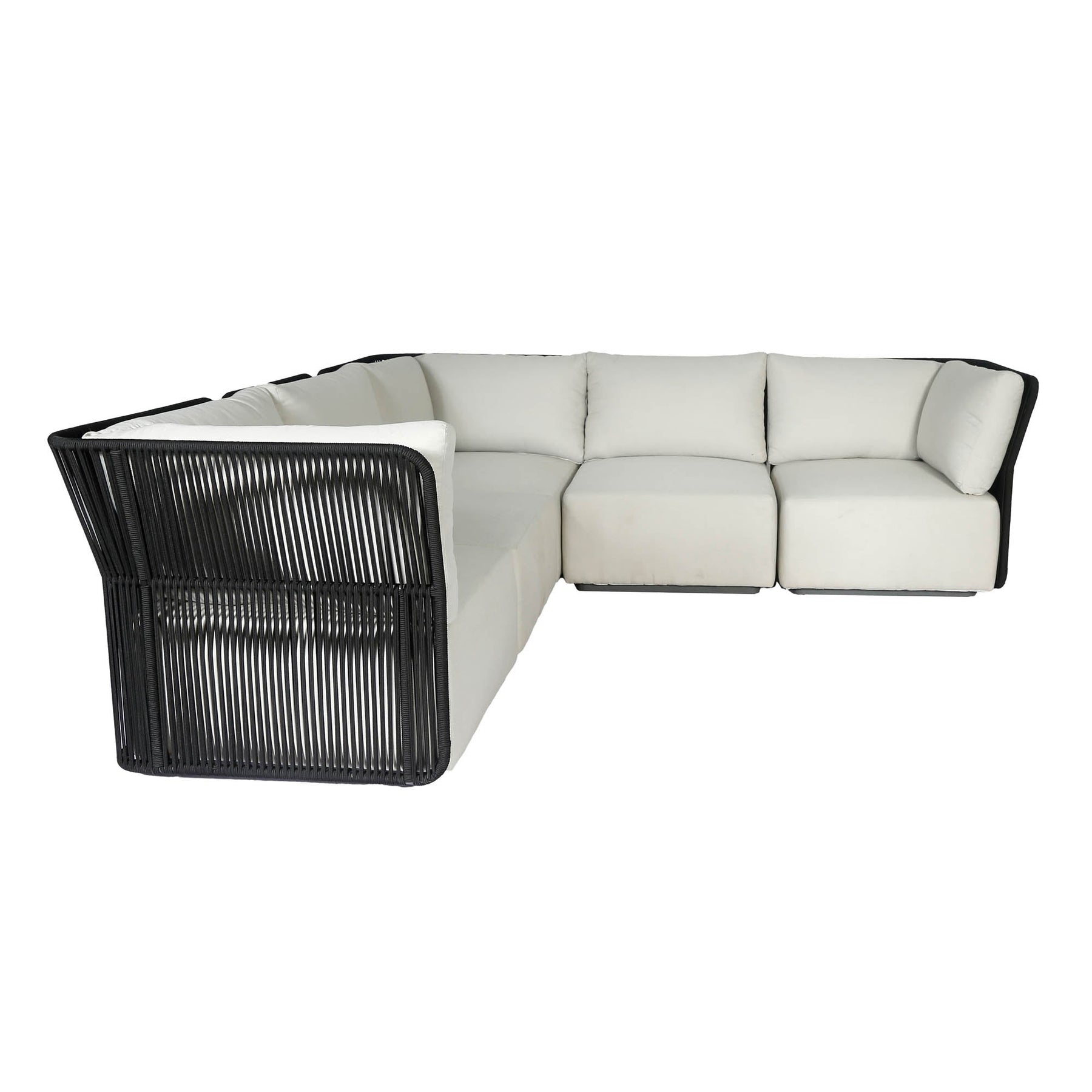 Naples Outdoor L-Shaped Sectional - customizable to fit your space and seating needs | Image 3 | InSTYLE Home & Rugs