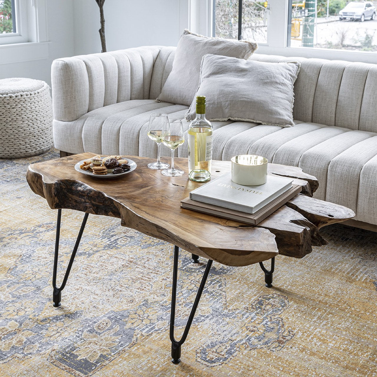 Natura Hairpin Coffee Table - stylish tables for living rooms | Image 9 | InSTYLE Home & Rugs