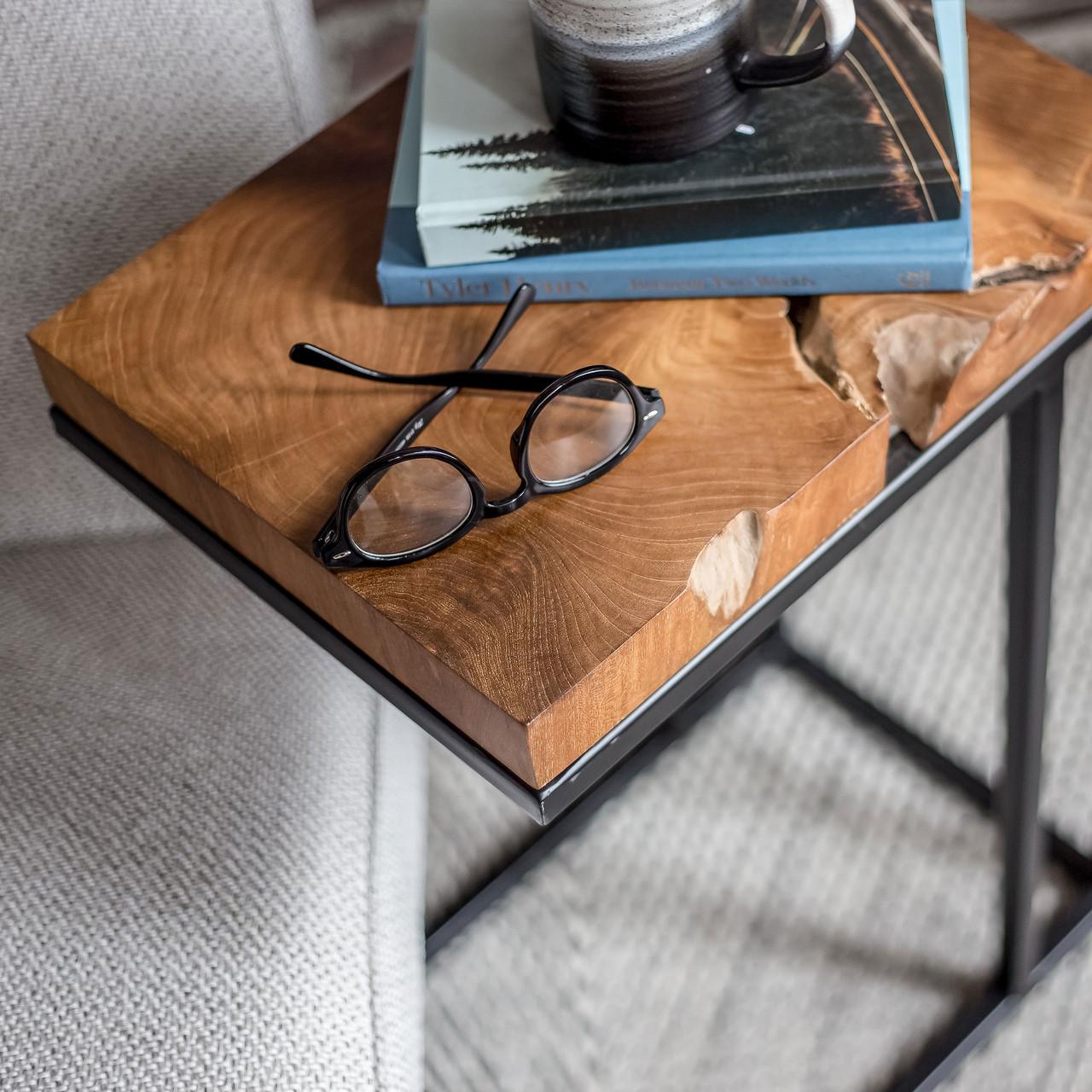 Natura C Table - small accent table with storage for a clutter-free space | Image 6 | InSTYLE Home & Rugs