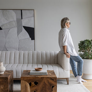 Natura Flow Condo Square Coffee Table — Teak Root - condo-size square teak-root coffee table, each piece unique | Image 5 | InSTYLE Home & Rugs