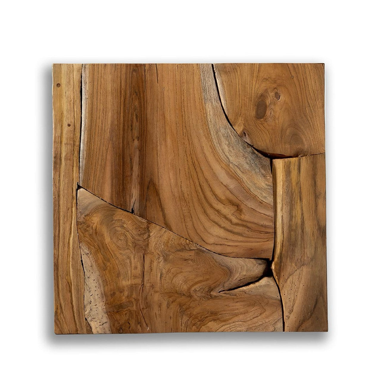Natura Flow Condo Square Coffee Table — Teak Root - condo-size square teak-root coffee table, each piece unique | Image 14 | InSTYLE Home & Rugs