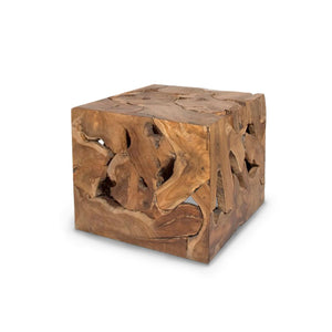 Natura Flow Condo Square Coffee Table — Teak Root - condo-size square teak-root coffee table, each piece unique | Image 15 | InSTYLE Home & Rugs